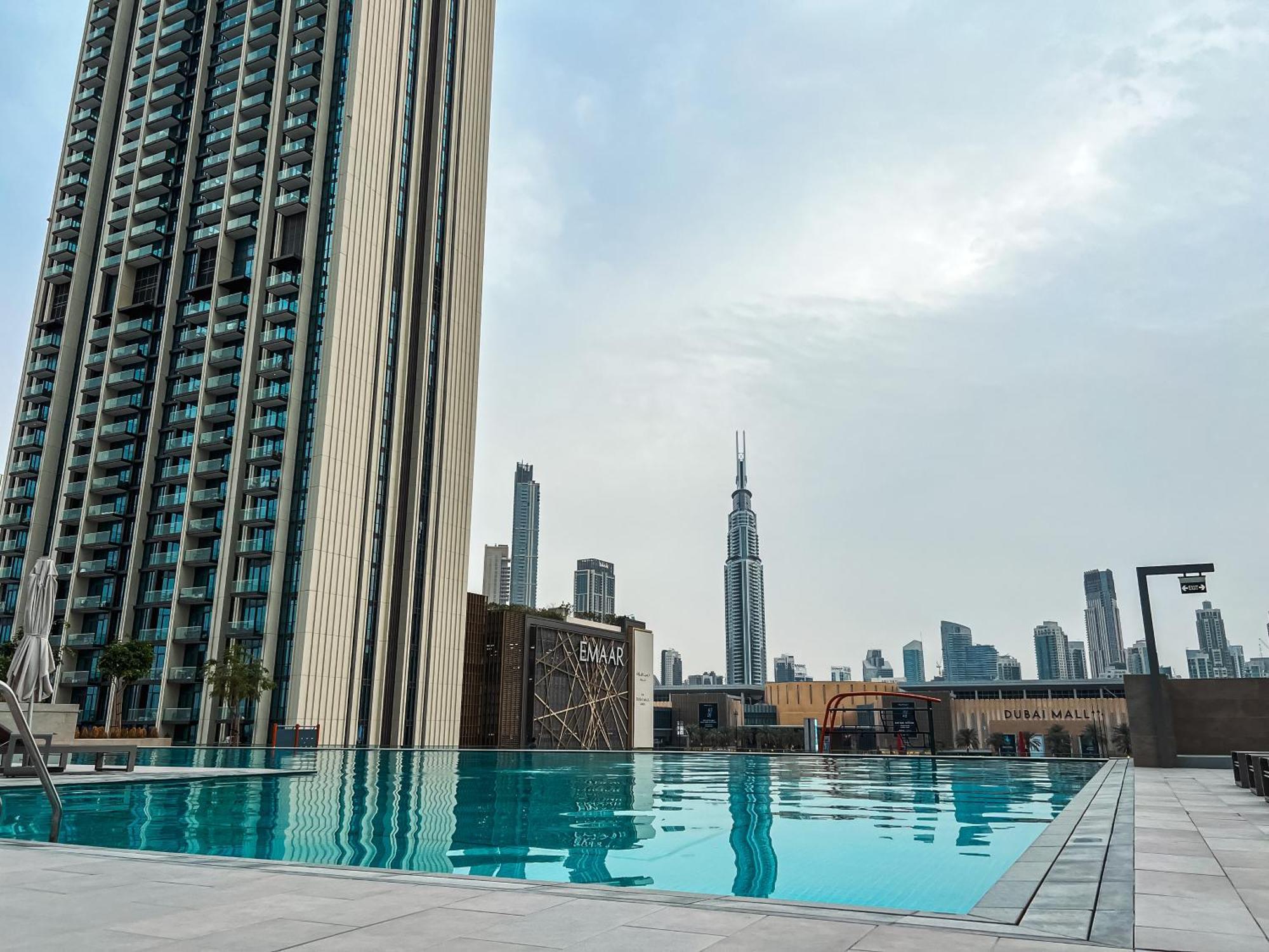 Stunning Burj View Dubai Mall Access Infinity Pool Apartamento Exterior foto