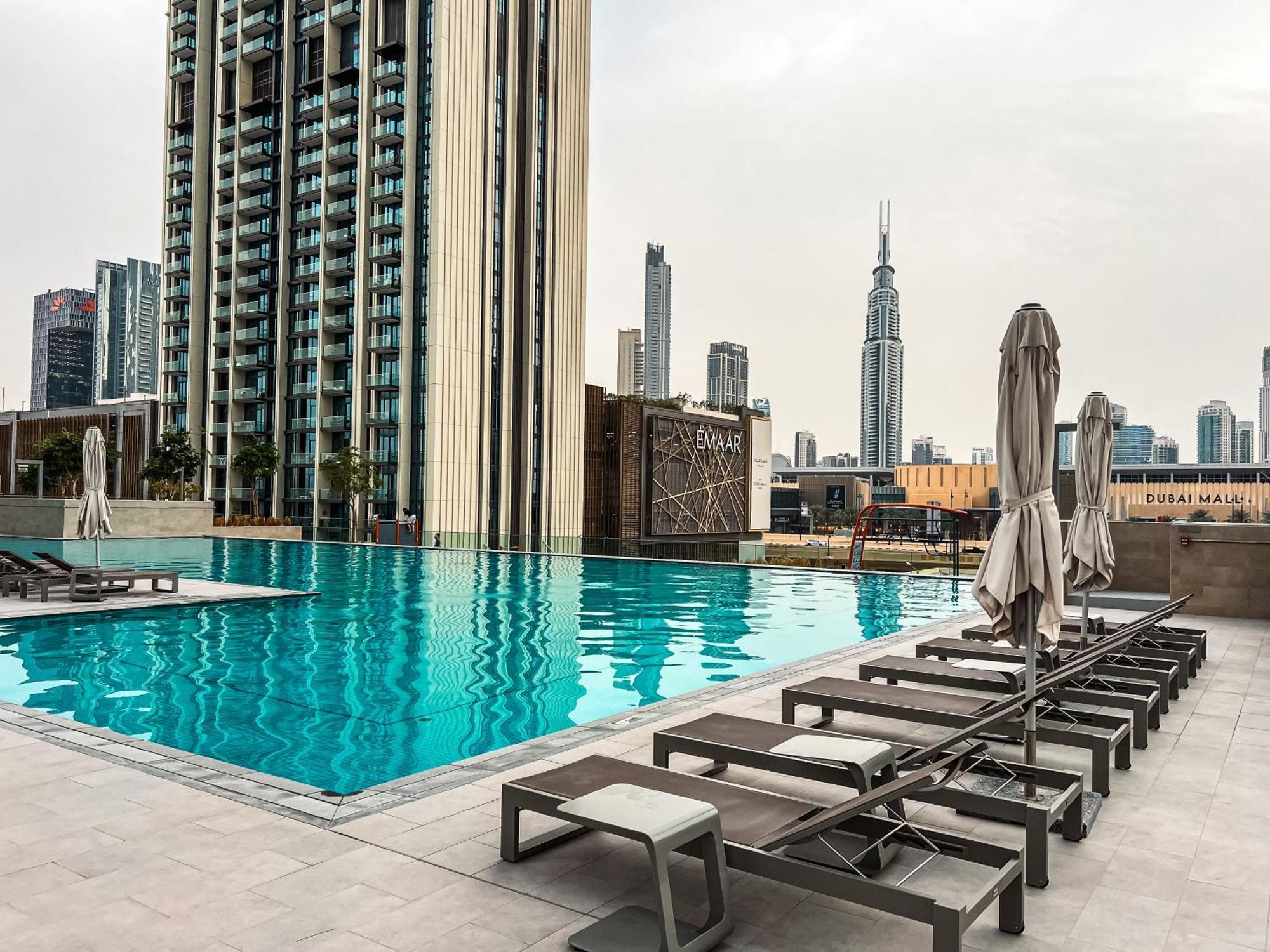 Stunning Burj View Dubai Mall Access Infinity Pool Apartamento Exterior foto