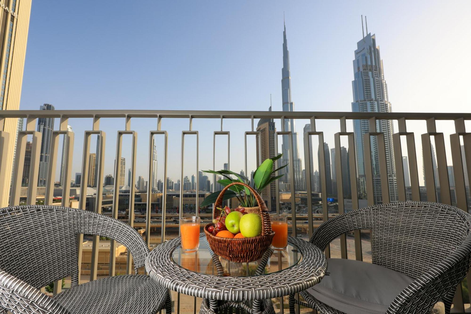 Stunning Burj View Dubai Mall Access Infinity Pool Apartamento Exterior foto